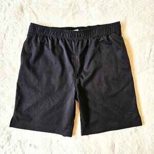 Speedo Men's Surf Runner Volley Swim Shorts Black, Lightweight, Beach Size L